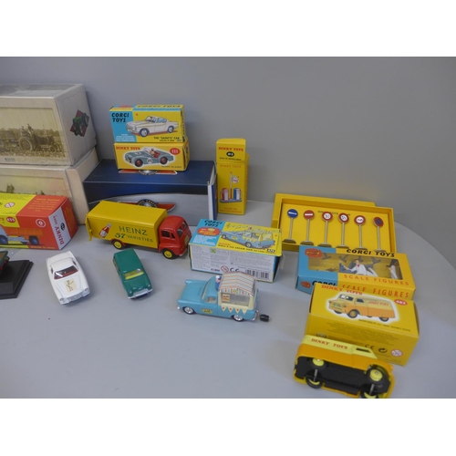 758 - A collection of boxed model vehicles including Corgi and Dinky