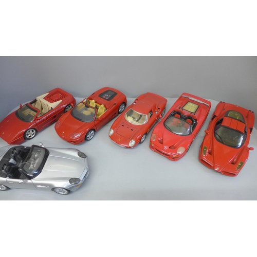 765 - Burago, Maisto and Hot Wheels 1:18 scale die-cast model vehicles