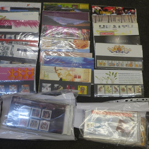 769 - Royal Mail Presentation packs, 1998 to 2005, approximately 100