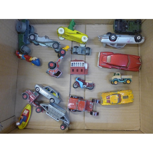 775 - Model vehicles including Dinky Supertoys, Vega Major Luxury Coach, Dinky U.S.S. Enterprise, Dinky ta... 