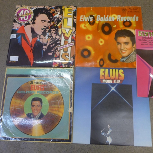 801 - Five Elvis Presley LP records