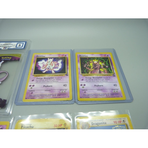 899 - Six promo Pokemon cards