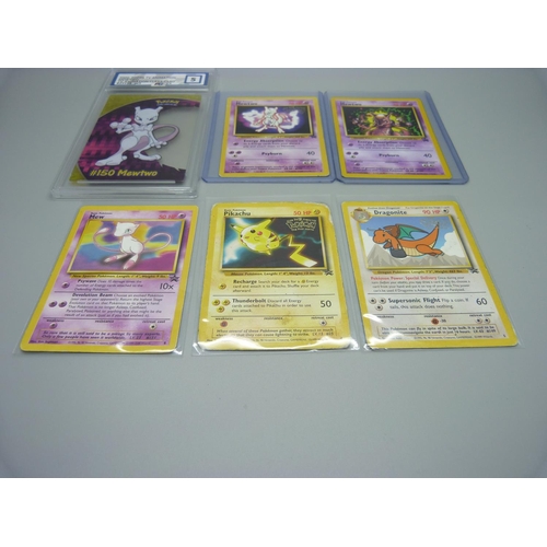 899 - Six promo Pokemon cards