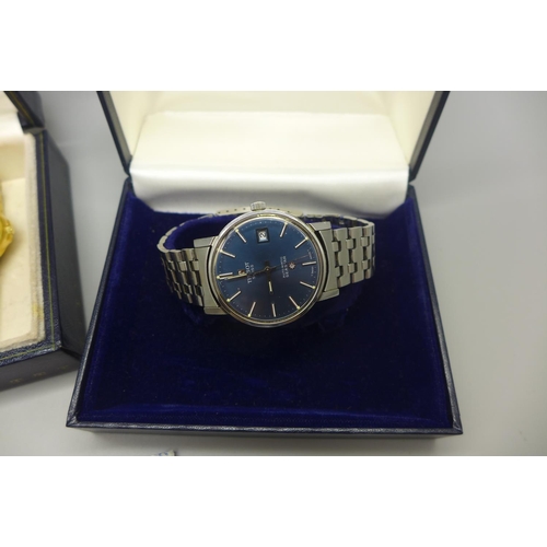 982 - Two Tissot wristwatches, boxed