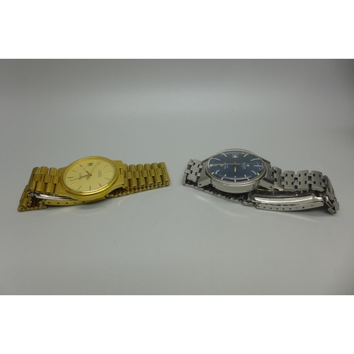 982 - Two Tissot wristwatches, boxed