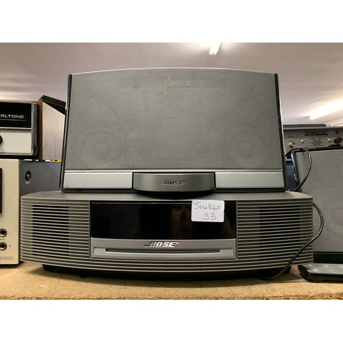 2282 - 3 Bose stereo units: 2 sound docks, plus Wave radio