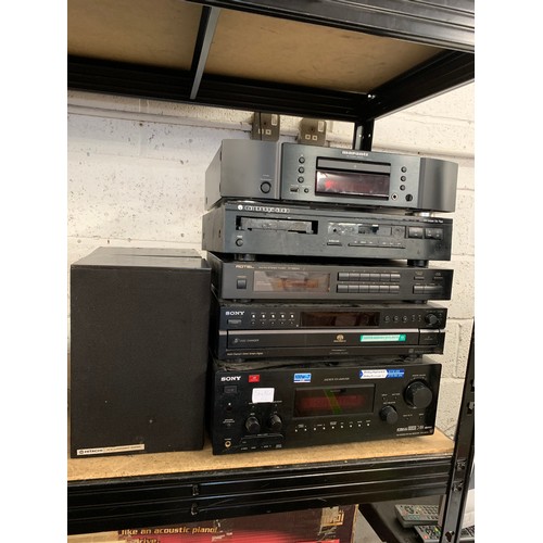 2286 - Rotel RT930AX tuner, Sony 5 disc DC player and Sony Discrete 7ch (7 x 100w) digital amplifier with C... 