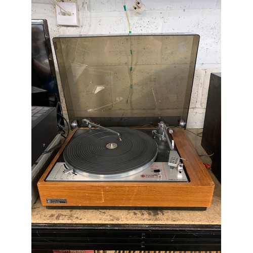 2288 - Lenco Goldring (Switzerland) GL78 teak cased turntable with Lenco arm, cleaning arm, stylus/cassette... 