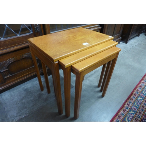 15 - A teak nest of tables