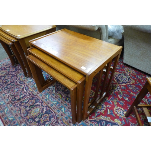 17 - A Danish teak nest of tables