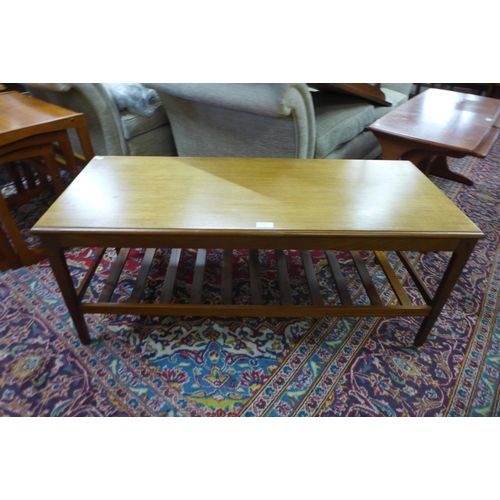 18 - A teak coffee table