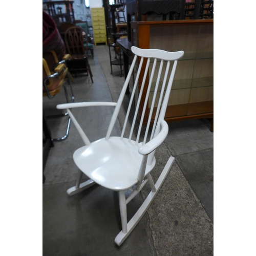 66 - A painted Ercol Goldsmith rocking chair