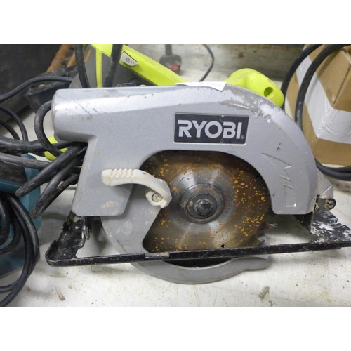 2033 - Ryobi circular saw and Erbauer electric plane - electric plane failed electrical safety test due to ... 