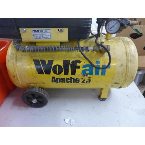 2118 - Wolf Air Apache 25 ltr compressor (240v)