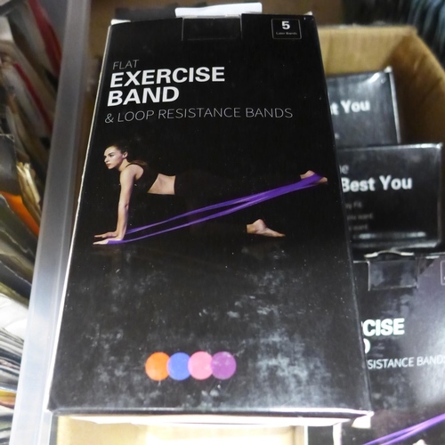 2267 - 9 packs of resistance bands