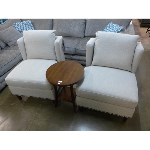 1421 - A Table and Two Fabric Accent Chairs (4152-2), original RRP £416.66 + VAT (4152-2) * This lot is sub... 