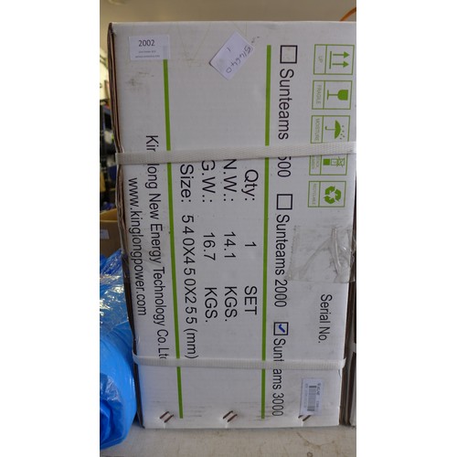 2014 - KLNE Sunteams 3000 photovoltaic inverter, boxed, sealed and unused  *This lot is subject to VAT