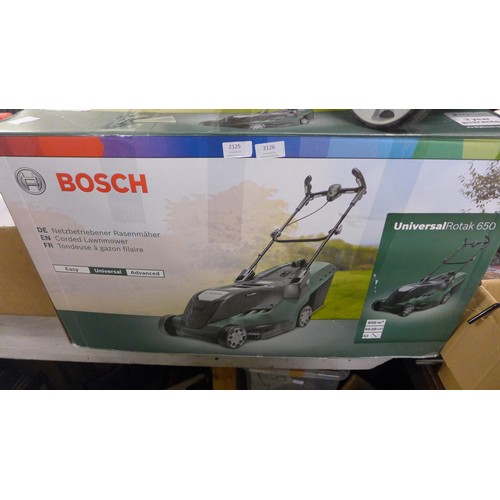 2124 - Bosch Universal Rotak 18V lithium battery-powered lawn mower - W