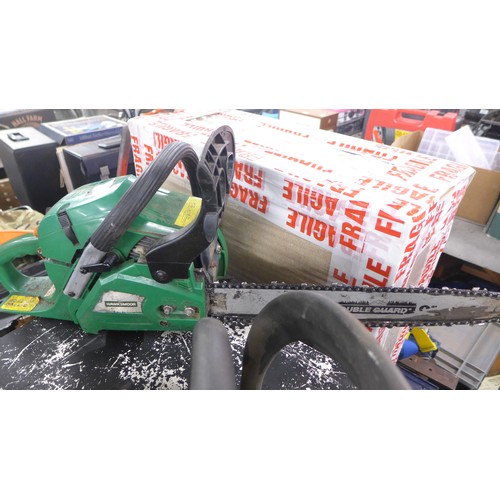 2351 - Hawksmoor DC725 chainsaw, DeWalt cordless drill and Bosch circular saw