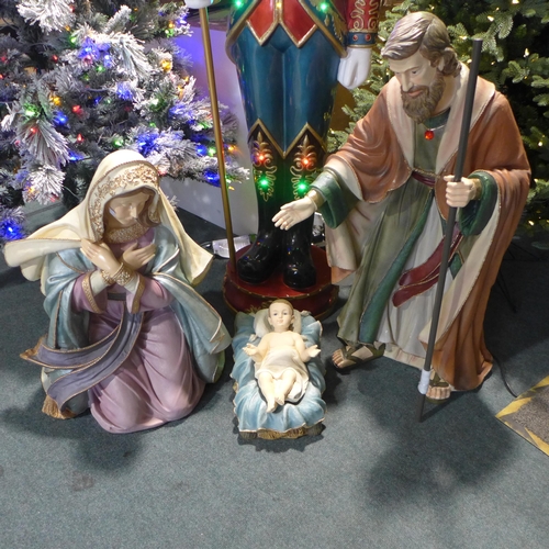 3022 - 4Pc Outdoor Nativity Set, Original RRP £291.66 + vat(260-51)   * This lot is subject to vat