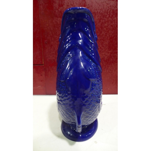 3057 - Colbolt Blue Gluggle jug - handmade in UK, Stoke On Trent since 1867, Original Wade Ceramics, Hand C... 