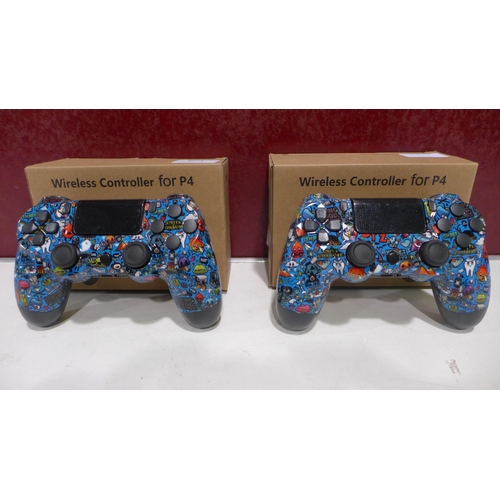 3071 - 2 Wireless controllers for PS4