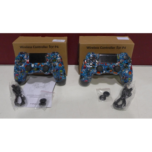 3071 - 2 Wireless controllers for PS4