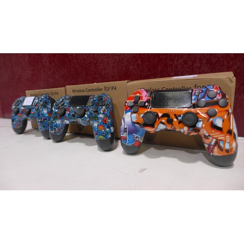 3075 - 3 Wireless controllers for PS4