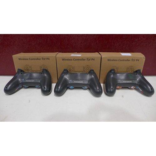 3075 - 3 Wireless controllers for PS4