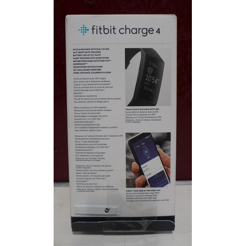 3094 - Fitbit Charge 4 Black Activity Band Ref 247284     (266-395)  * This lot is subject to vat