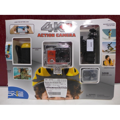 3099 - 4K Action Camera Set   Ss (266-424)  * This lot is subject to vat