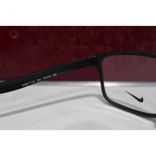 3104 - Nike Matte Black Plastic Glasses (277-14) * This lot is subject to VAT