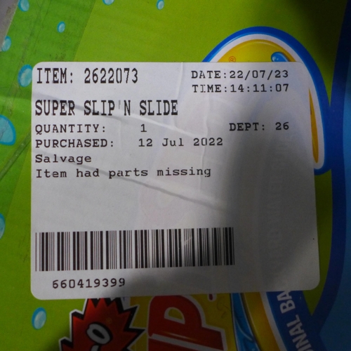 3124 - Super Slip'N Slide, Intex Swimming Pool        (266-218)  * This lot is subject to vat