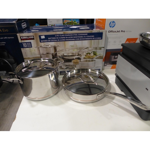 3171 - Ks S/S Cookware 6pc Set   , Original RRP £164.99 + Vat    (266-234)  * This lot is subject to vat