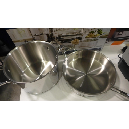 3171 - Ks S/S Cookware 6pc Set   , Original RRP £164.99 + Vat    (266-234)  * This lot is subject to vat