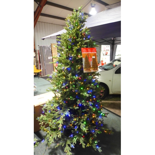 3233 - 7.5ft Pre-Lit Christmas Tree, original RRP £333.33 + VAT (266-106) * This lot is subject to VAT