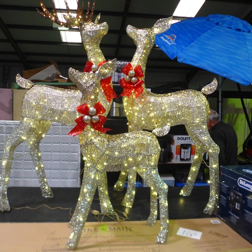 3236 - LED Deer Family (Set of Three), original RRP £216.66 + VAT (264Z-40) * This lot is subject to VAT