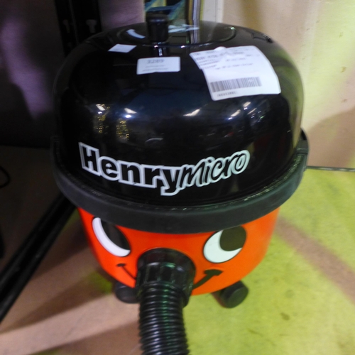 3289 - Henry Micro Hi-Flo Vacuum - 900671/Hvr200M , Original RRP £129.99 + Vat                  (266-46)  *... 