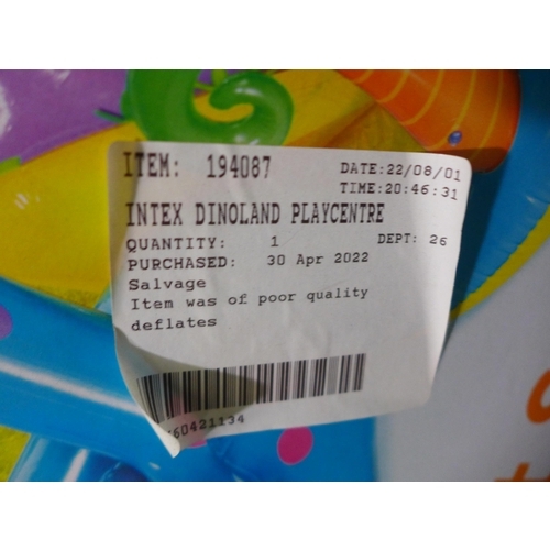 3226 - Intex Dinoland Playcentre (266-270)  * This lot is subject to vat