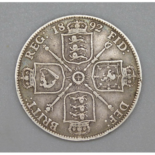 108 - A Victorian 1892 florin