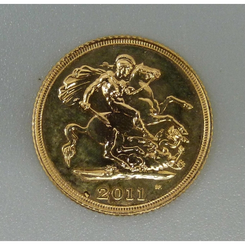 135 - A 2011 half sovereign