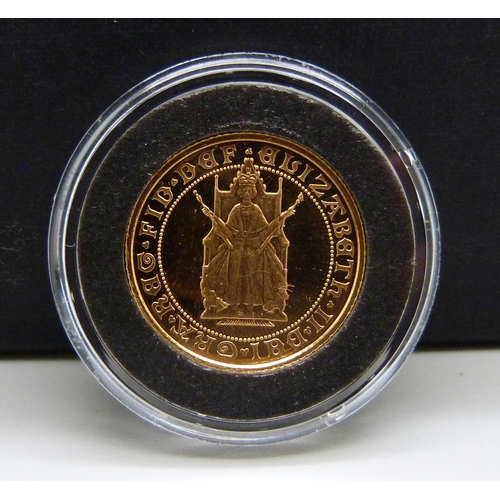 136 - A 1989 Commemorative proof half sovereign