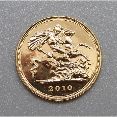 173 - A 2010 half sovereign