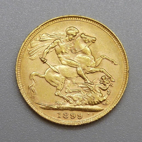 175 - A Victorian 1899 full sovereign