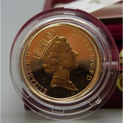 180 - A Royal Mint 1987 proof sovereign