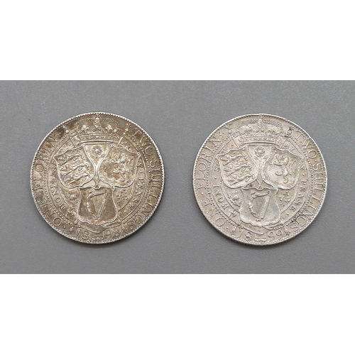 196 - Two Victorian florins, 1898 and 1899