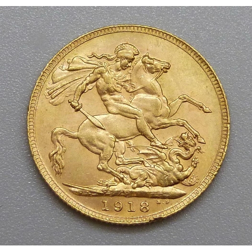 201 - A 1918 full sovereign