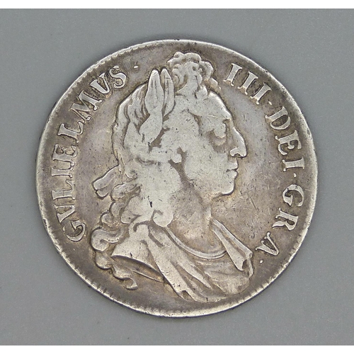 21 - A William III 1695 crown