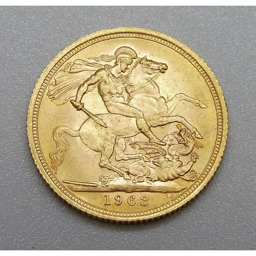 244 - A  Victorian 1963 full sovereign