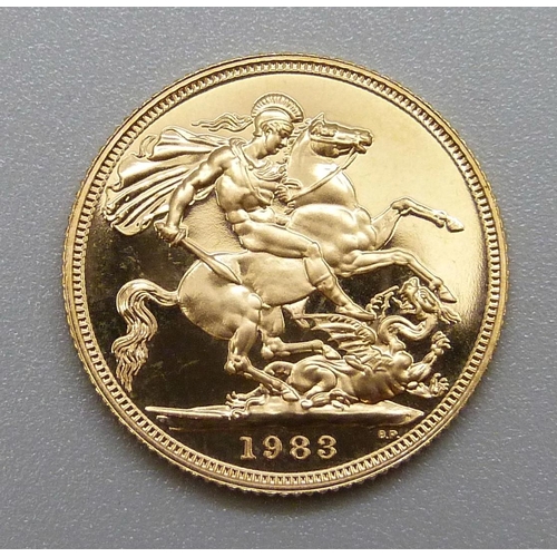 246 - A 1983 full sovereign